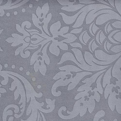 Látka s florálním ornamentem BD26 šedá